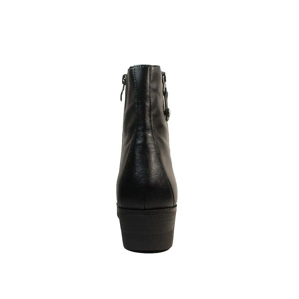 Women's Caprice 25321 41 040 | Black Soft Nappa | Womens Ankle Boots