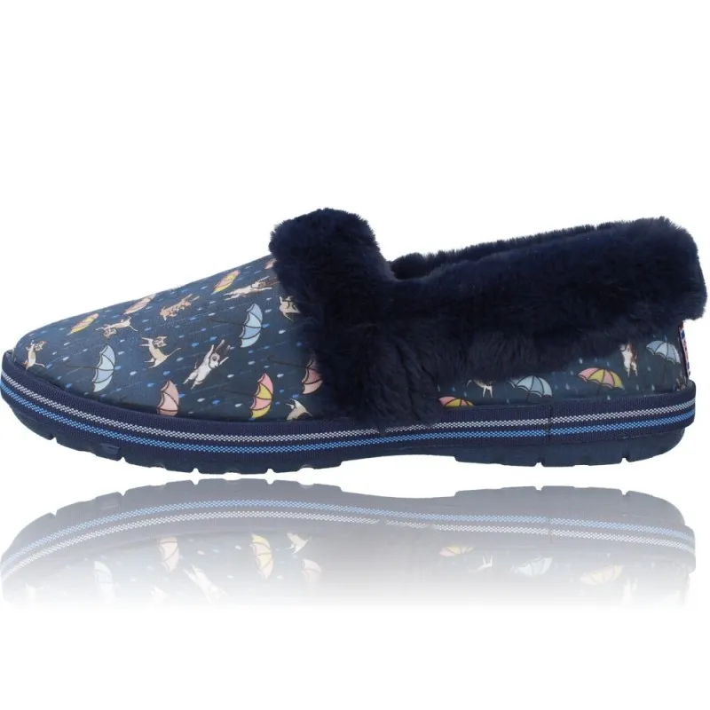 Zapatillas Casa Mujer de Skechers 113486 Bobs Too Cozy Movie Night