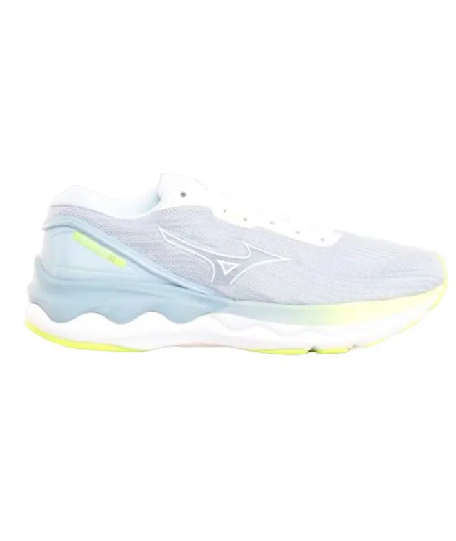 Zapatillas de Running Mizuno Wave Skyrise 3 Mujer Blanco/Neolime