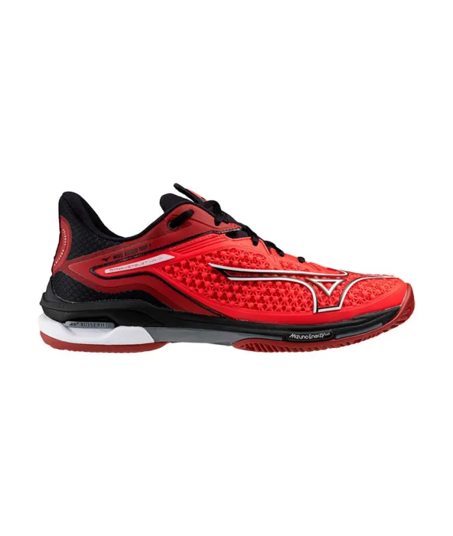 Zapatillas De Tenis Mizuno Wave Exceed Tour 6 Cc Hombre Rojo