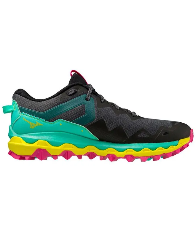 Zapatillas de Trail Mizuno Wave Mujin 9 Gris Mujer
