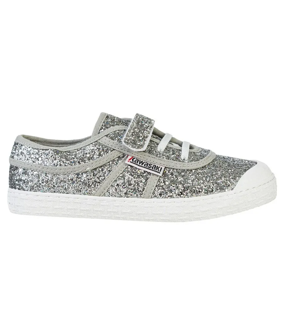 Zapatillas Glitter plateado