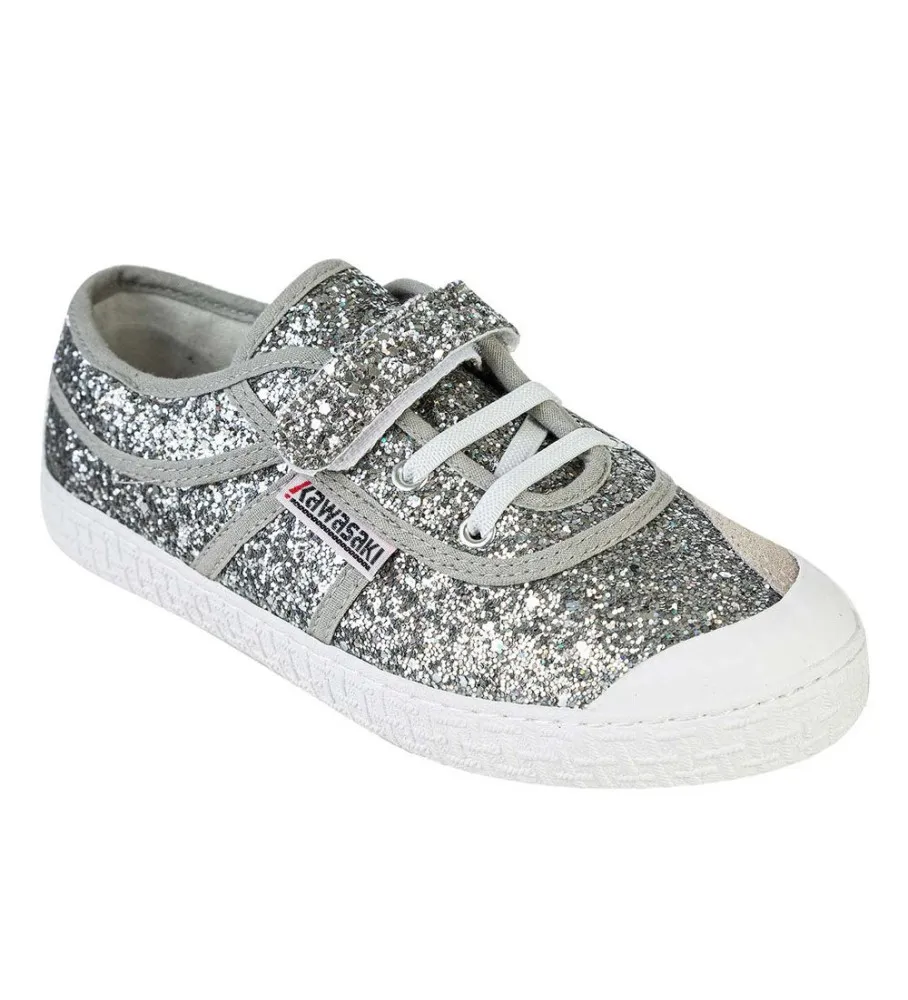 Zapatillas Glitter plateado