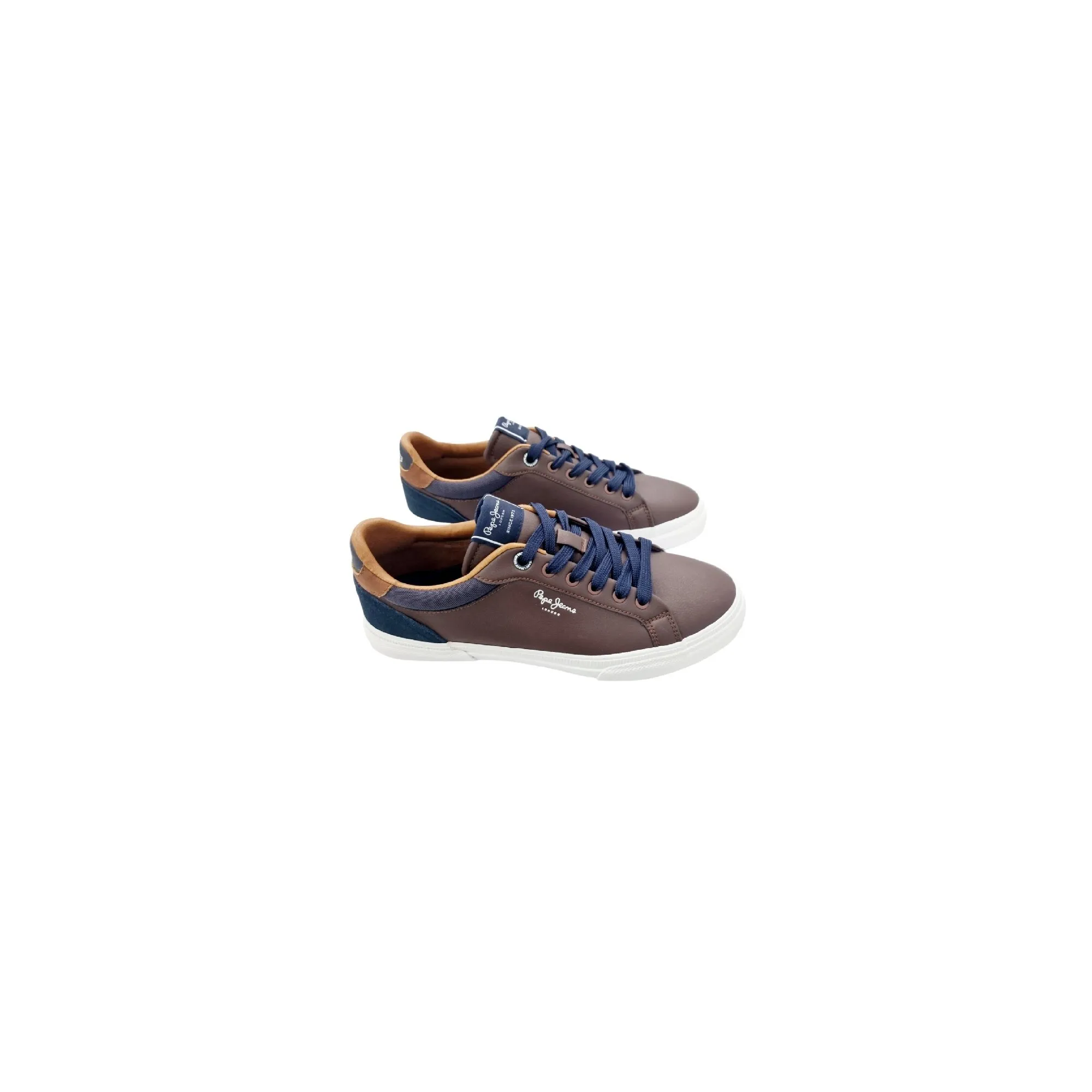 ZAPATILLAS HOMBRE PEPE JEANS KENTON COURT 878 MARRÓN