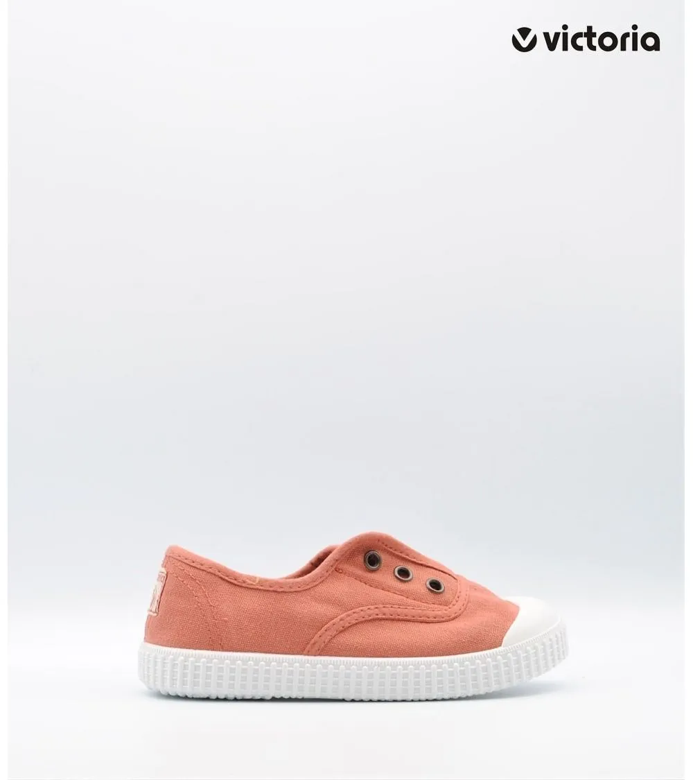 ZAPATILLAS LONAS VICTORIA INGLESA PUNTERA TEJA