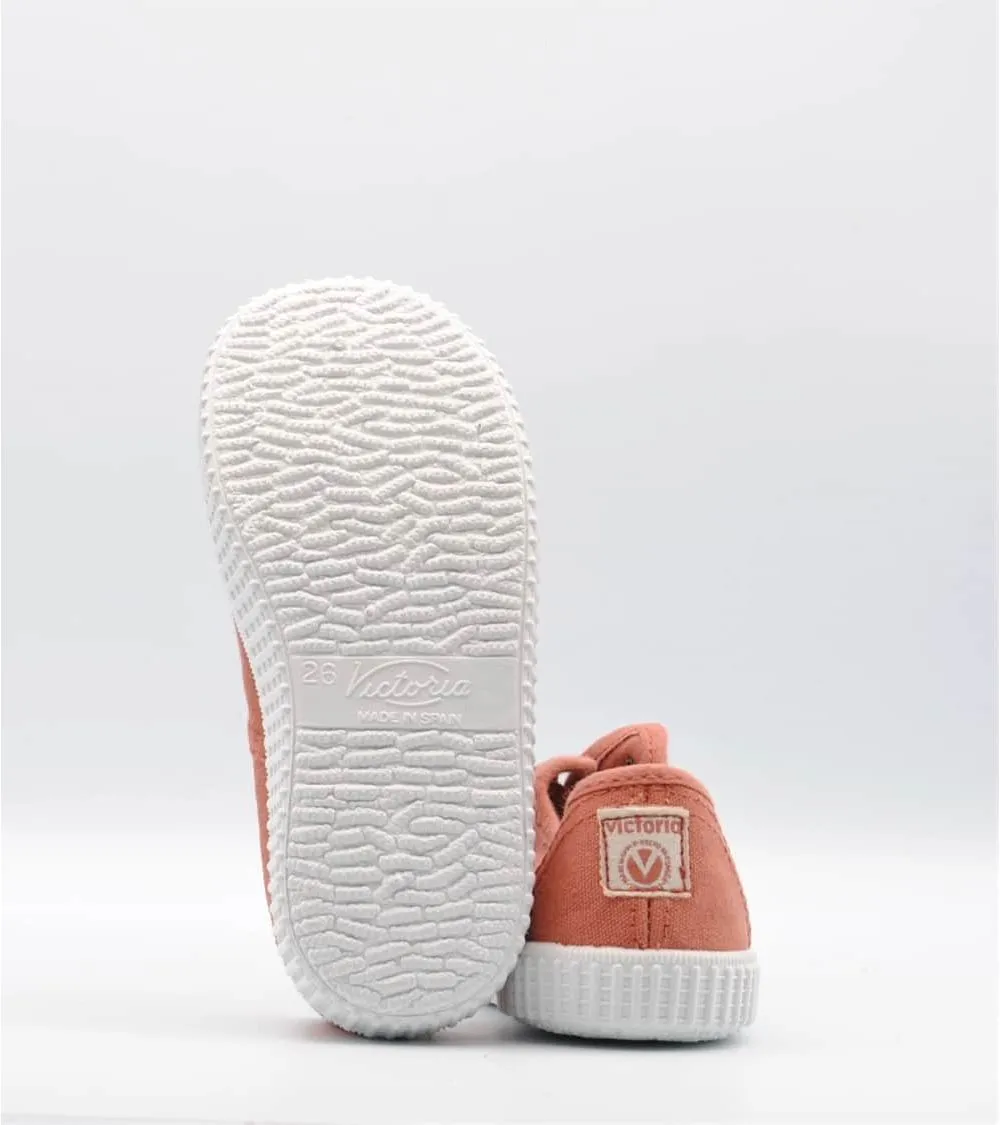 ZAPATILLAS LONAS VICTORIA INGLESA PUNTERA TEJA