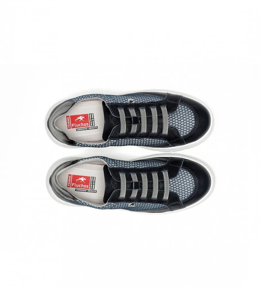 Zapatillas Pompas F1668 negro