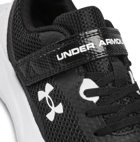 Zapatillas Under Armour Surge 3 Velcro Niños Negro/Blanco