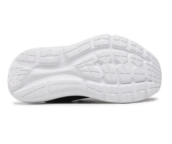 Zapatillas Under Armour Surge 3 Velcro Niños Negro/Blanco