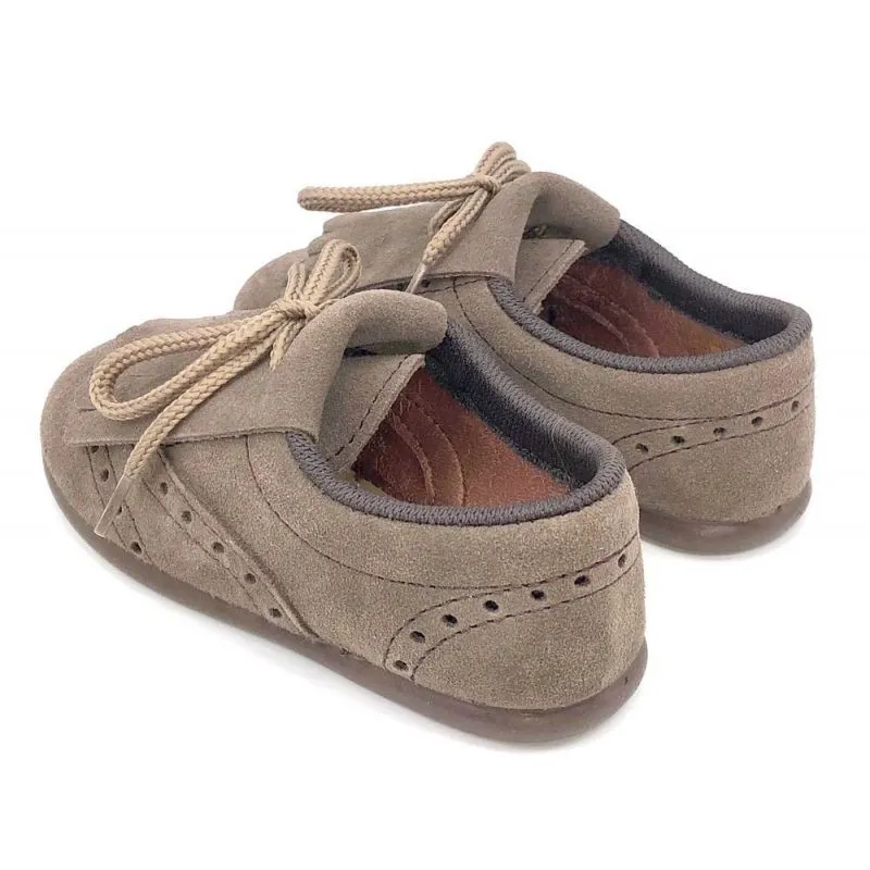 Zapatos blucher unisex con flecos