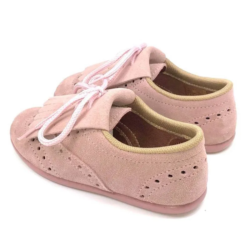 Zapatos blucher unisex con flecos