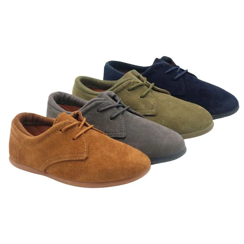 Zapatos blucher unisex serraje