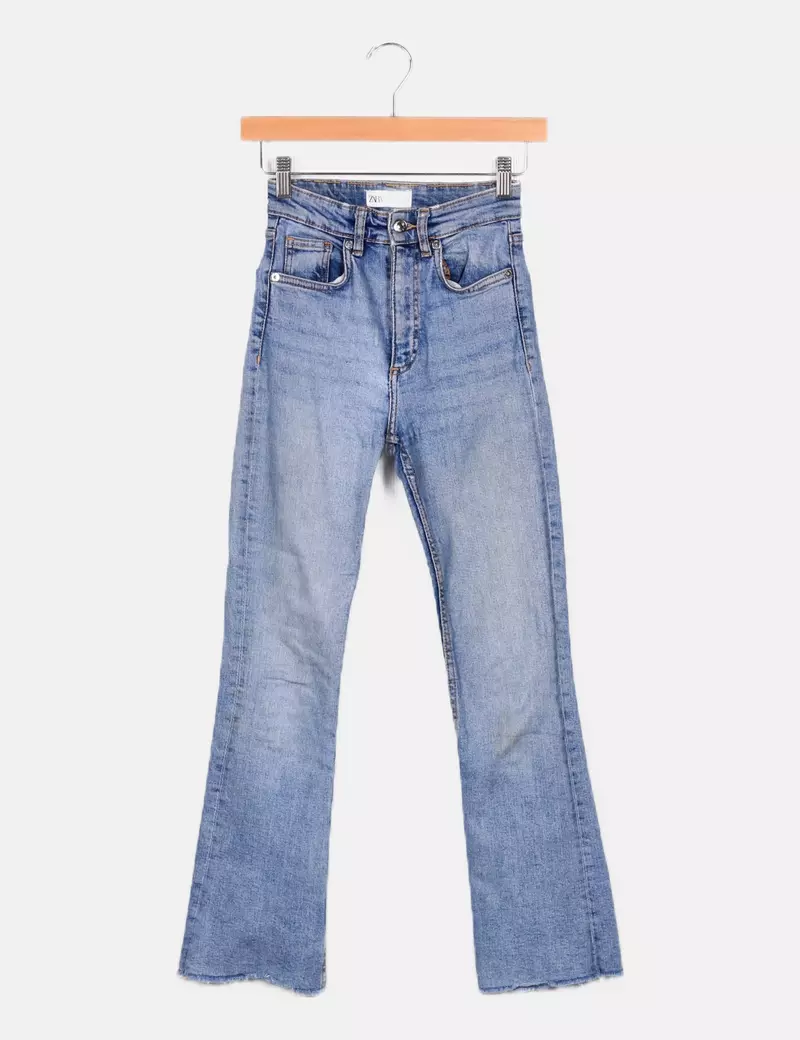 Zara Pantalón azul denim